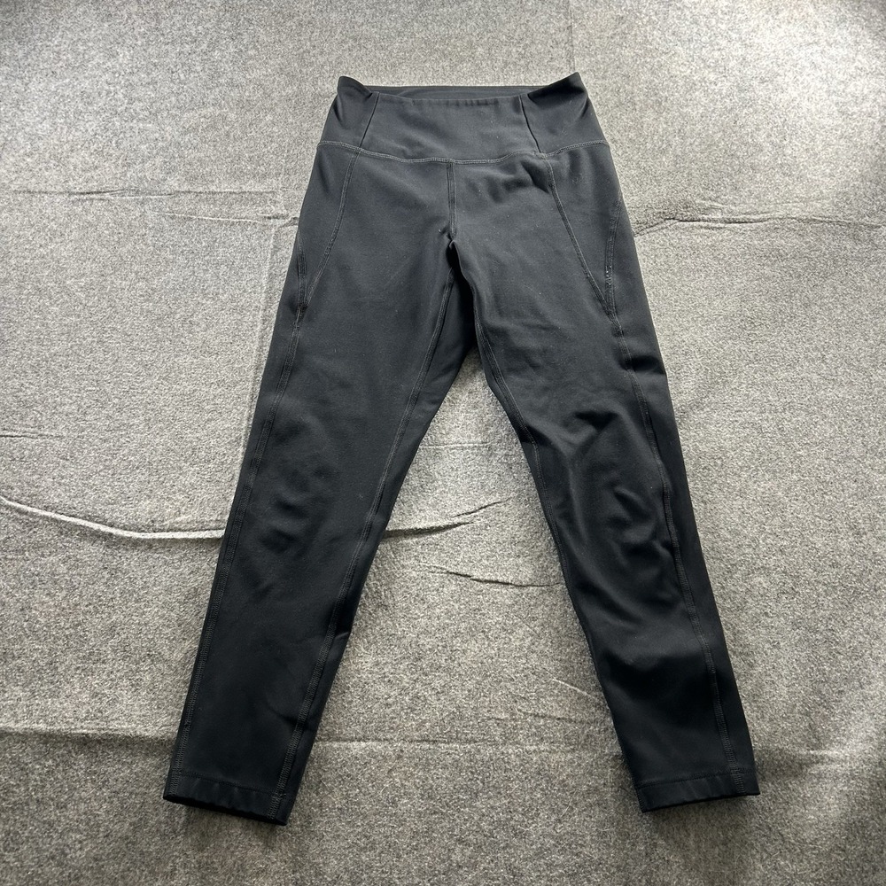 Girlfriend Collective Legging Women's Small Compressive High-Rise Black Cropped - Picture 1 of 7